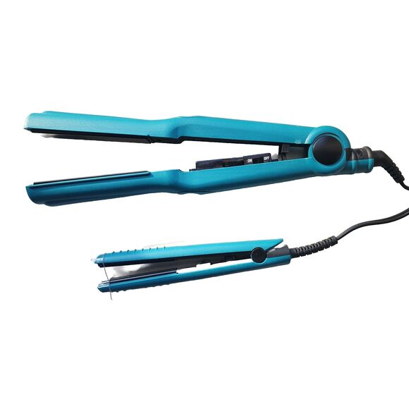 Revlon Ceramic Flat Iron Hair Straightener Duo - 1” RVST2029A & 1/2” RVST2029B - Picture 3 of 16
